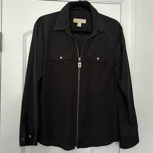 Michael Kors Black Portfolio Blouse
